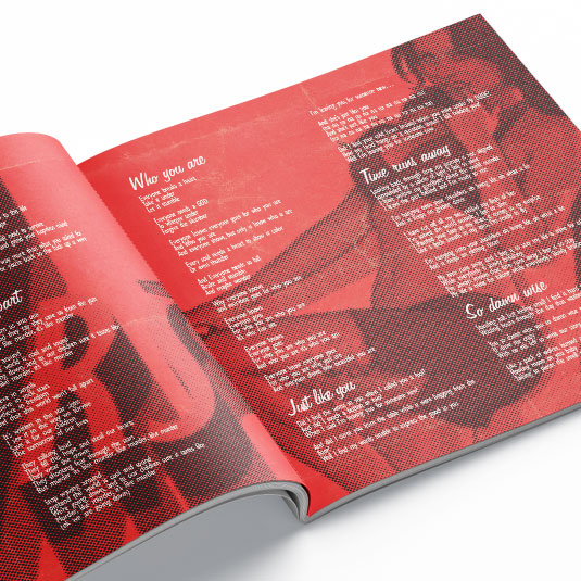 CD Booklet Design and Layout Example