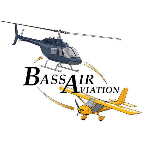 Logo design example - BassAir Aviation