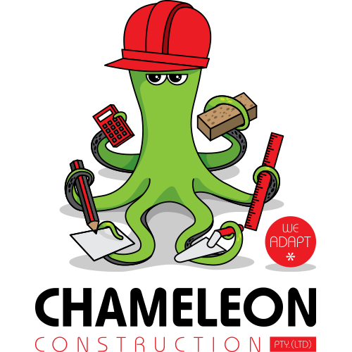 Logo design example - Chameleon Construction