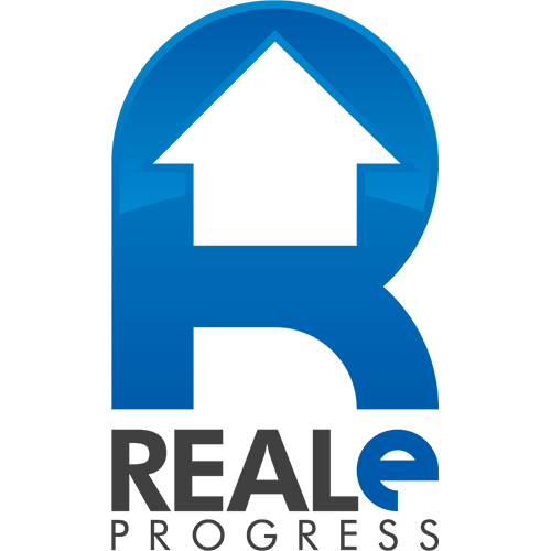 Logo design example - RealeProgress