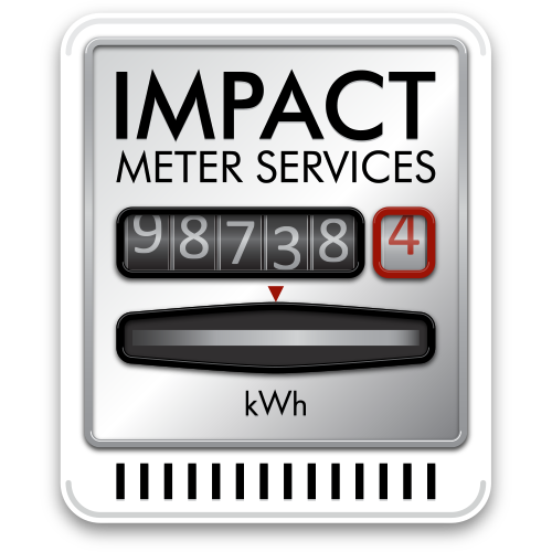 Logo design example - Impact Meter Services